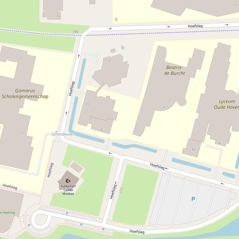 Kaart van  Hoefslag.