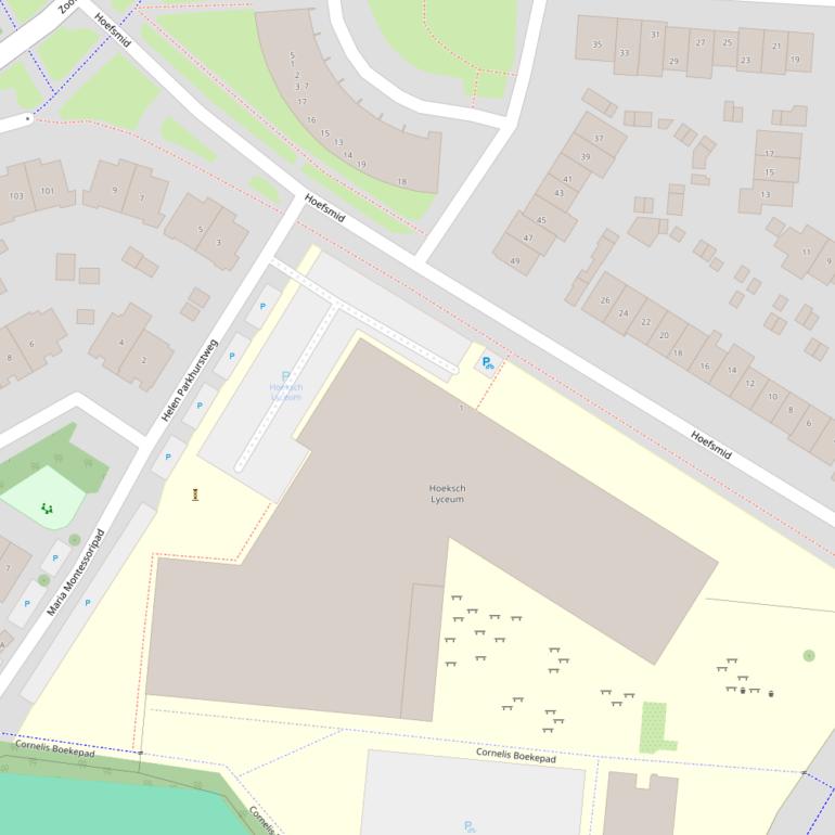 Kaart van  Hoefsmid.