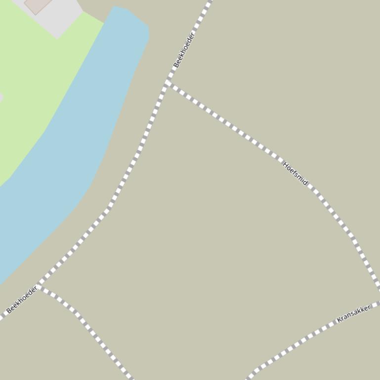 Kaart van  Hoefsmid.