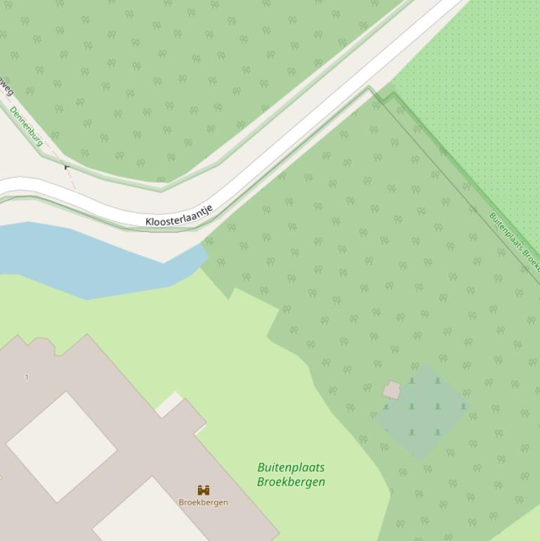 Kaart van  Hof van Broekbergen.