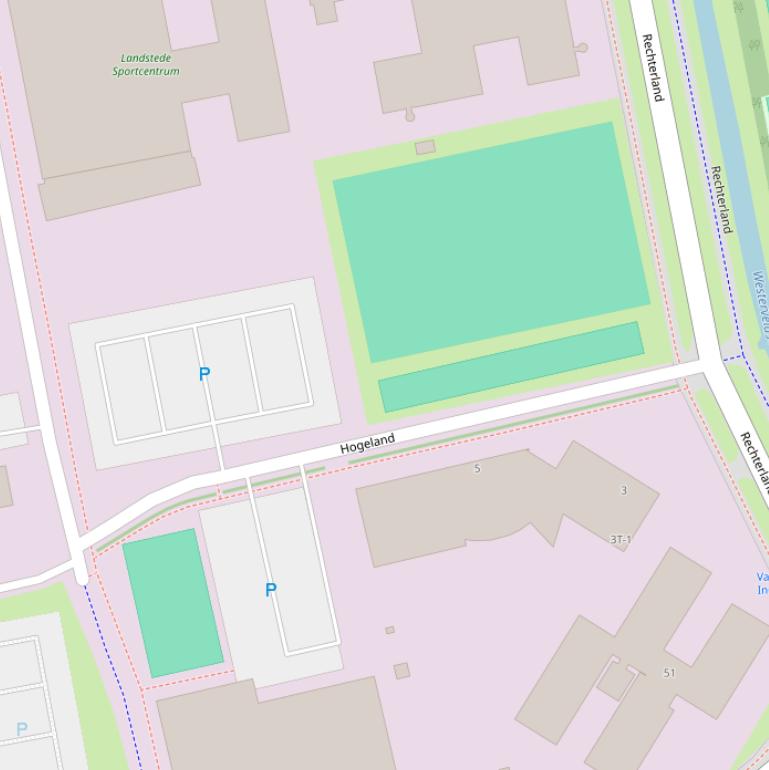 Kaart van  Hogeland.