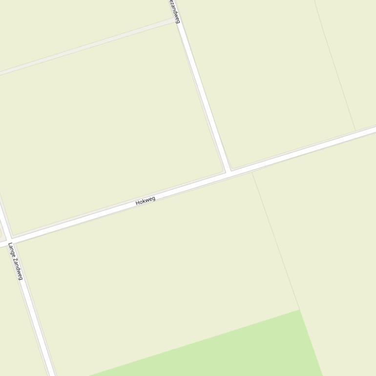 Kaart van de Hokweg.