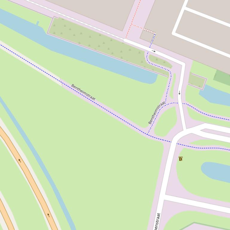 Kaart van het Holsteinpad.