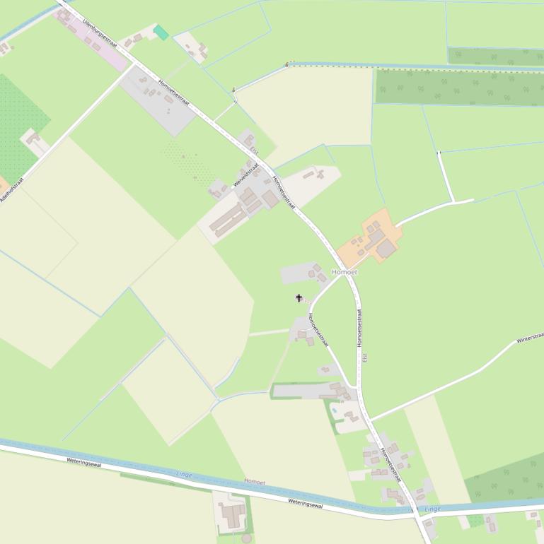 Kaart van de Homoetsestraat.