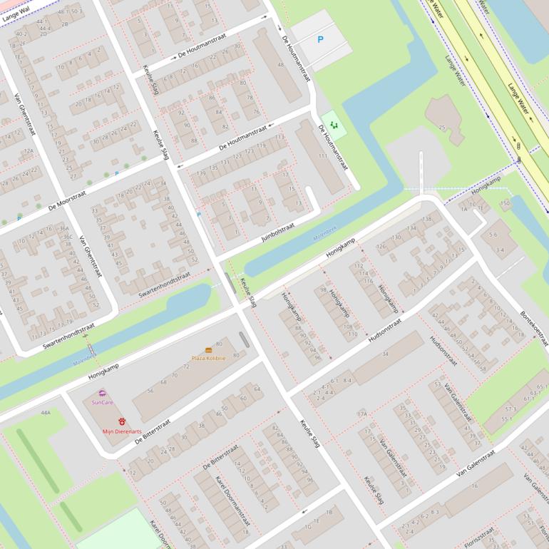 Kaart van  Honigkamp.