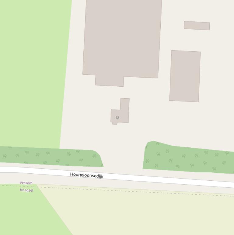 Kaart van de Hoogeloonsedijk.