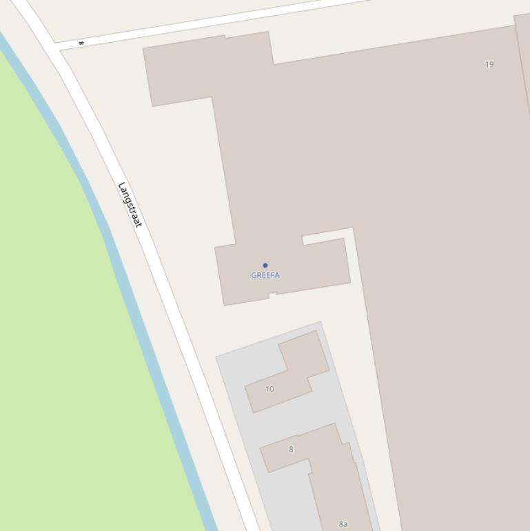 Kaart van de Hooglandscheweg.