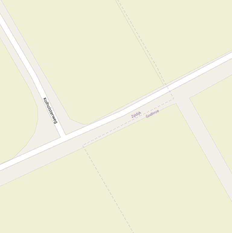 Kaart van de Hooidwarsweg.