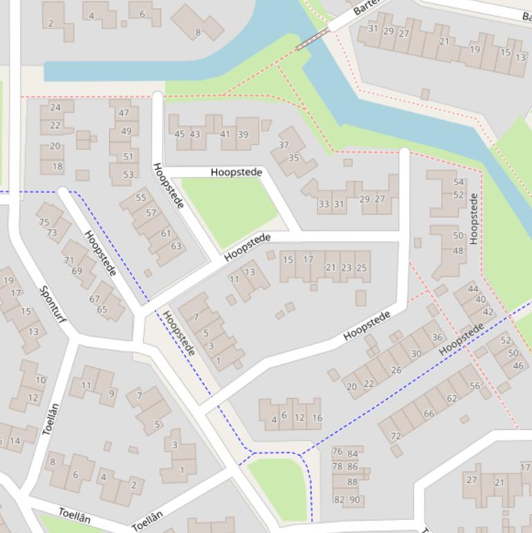 Kaart van  Hoopstede.