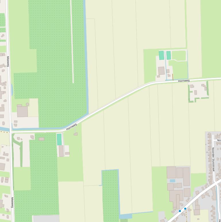 Kaart van de Hornweg.