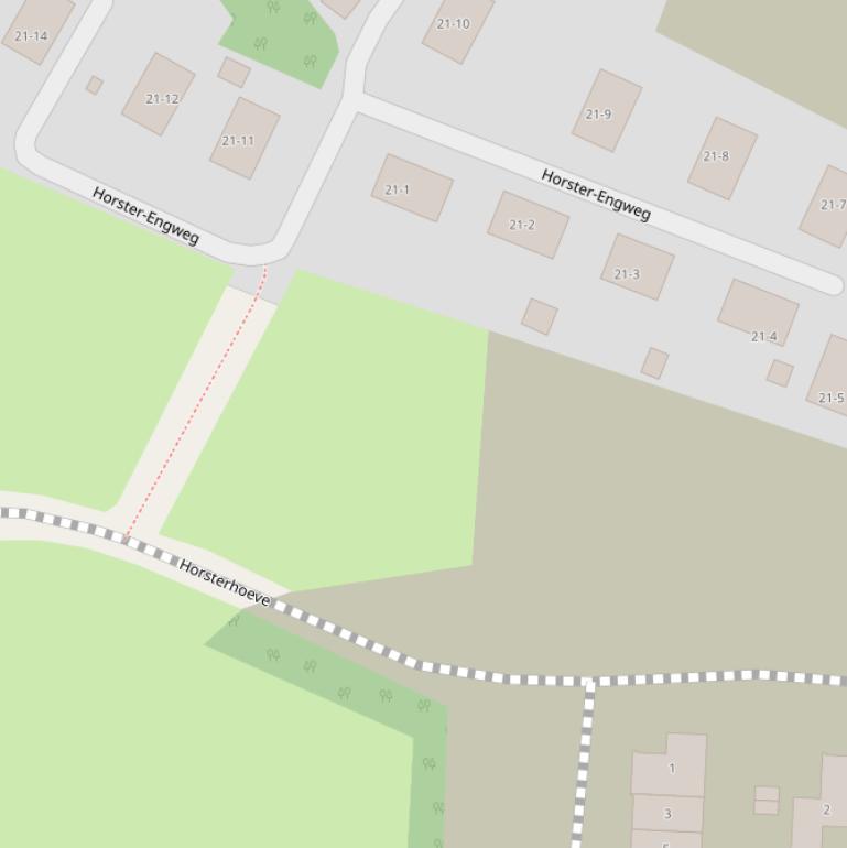 Kaart van  Horsterhoeve.