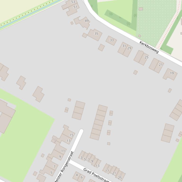 Kaart van de Hub van Doornestraat.