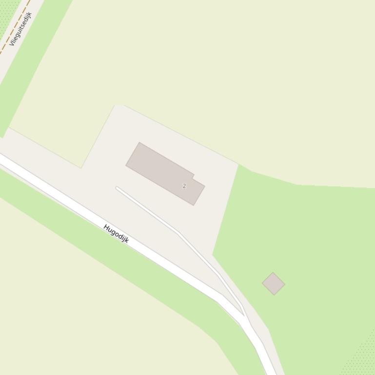 Kaart van de Hugodijk.