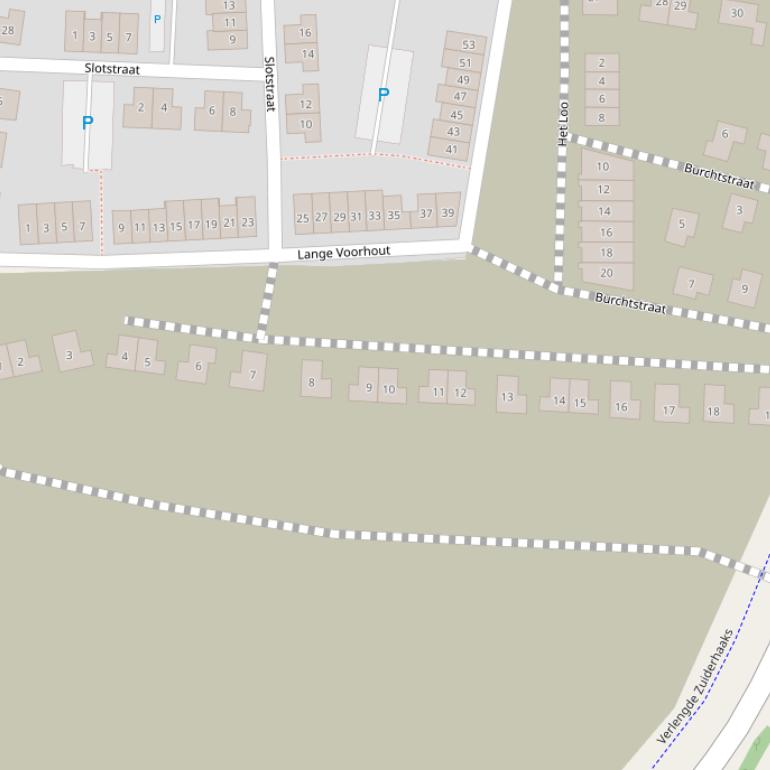 Kaart van  Huis ten Bosch.