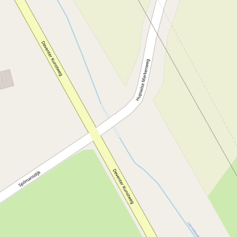 Kaart van de Hupselse Markenweg.