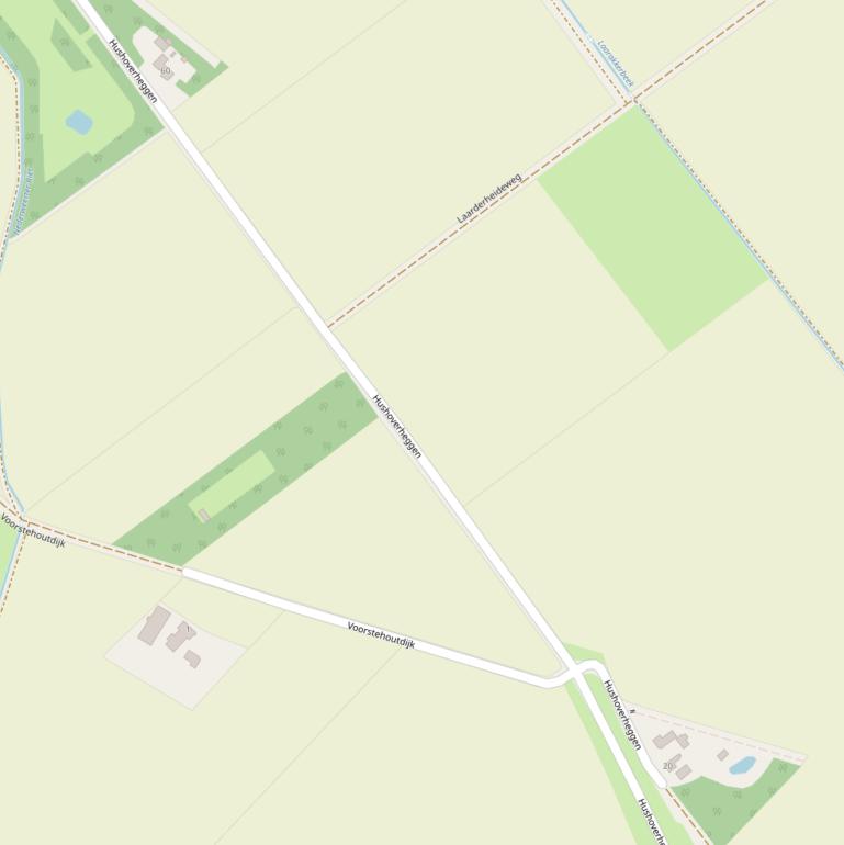 Kaart van  Hushoverheggen.