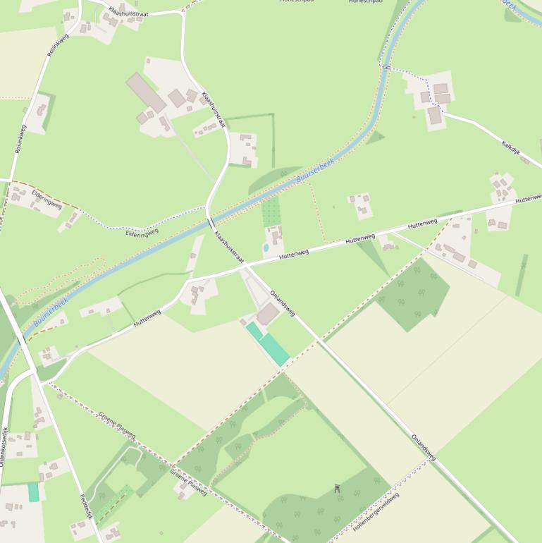 Kaart van de Huttenweg.