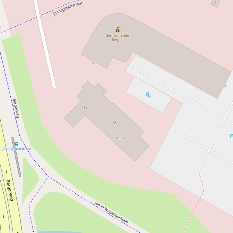 Kaart van het Ida Fryepad.