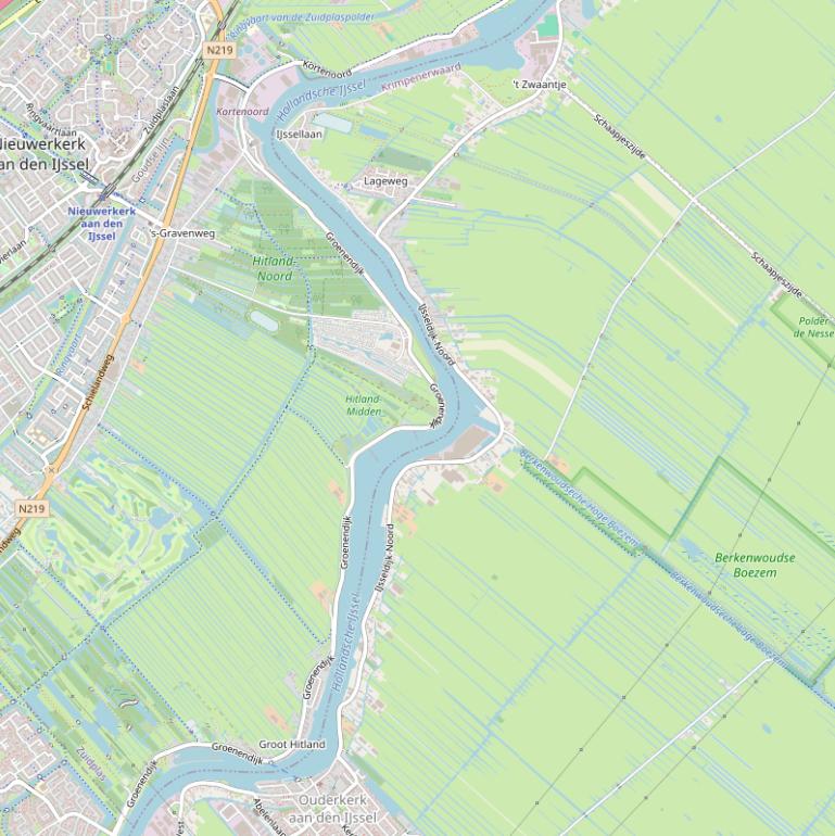 Kaart van  IJsseldijk-Noord.