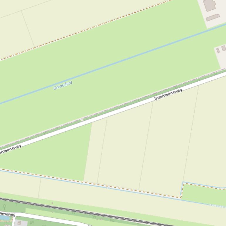 Kaart van de IJsselsteijnseweg.