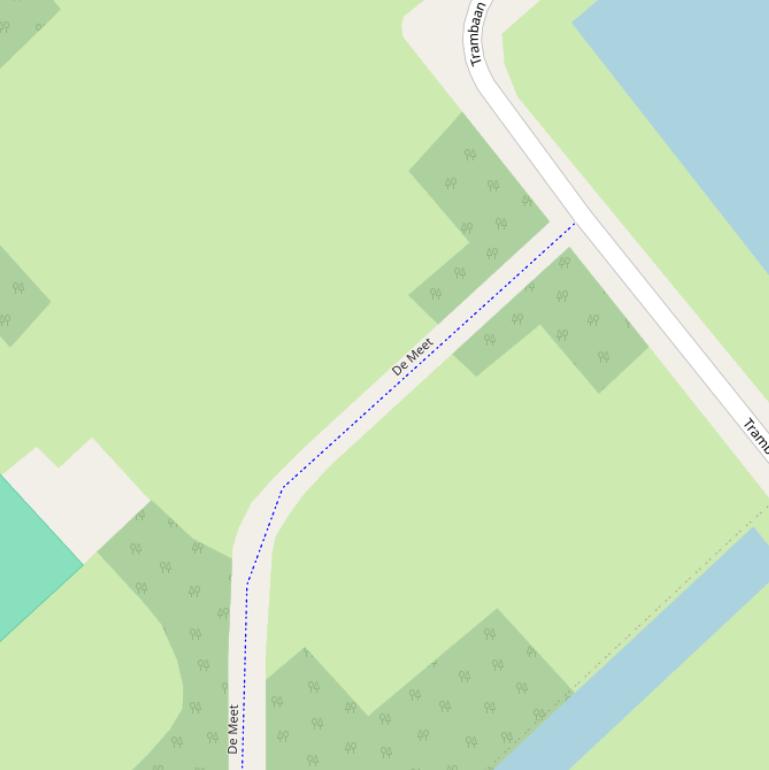 Kaart van het IJsvogelpad.