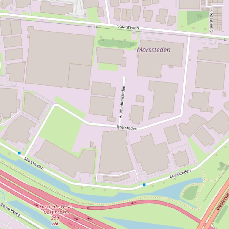 Kaart van  IJzersteden.