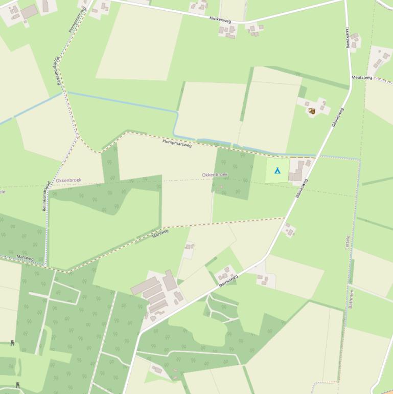 Kaart van de Ikkinksweg.