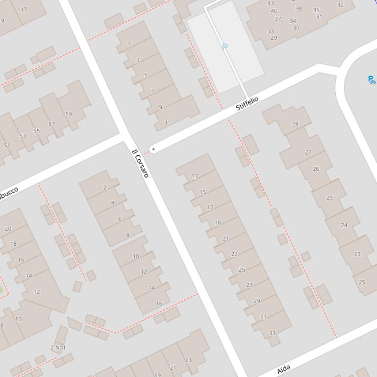 Kaart van  Il Corsaro.