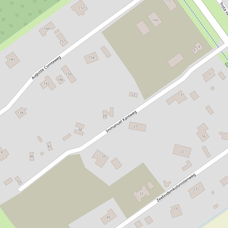 Kaart van de Immanuel Kantweg.