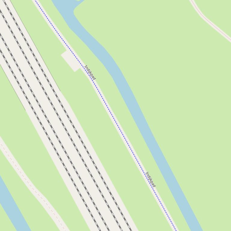 Kaart van het Indijkpad.