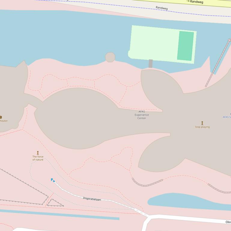 Kaart van de Inspiratielaan.