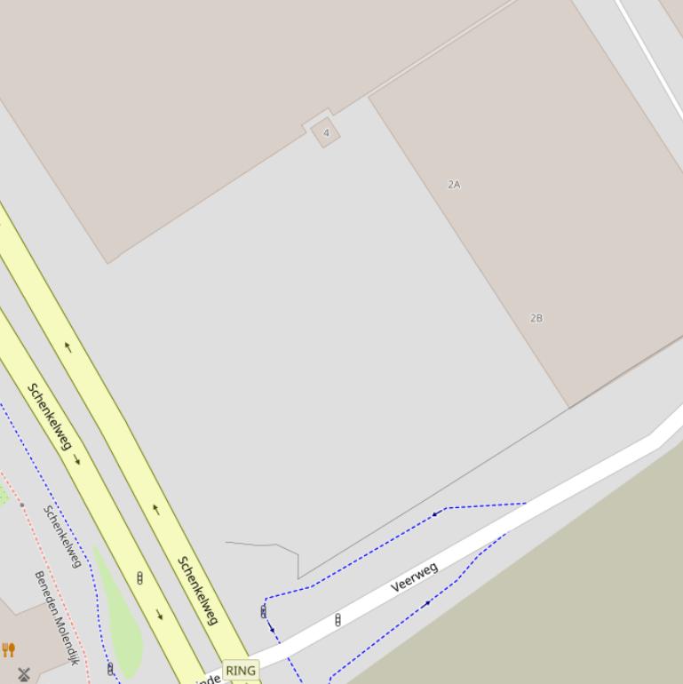 Kaart van de Ir. Pieter Calandweg.