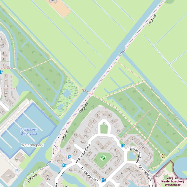 Kaart van het Jaagpad.