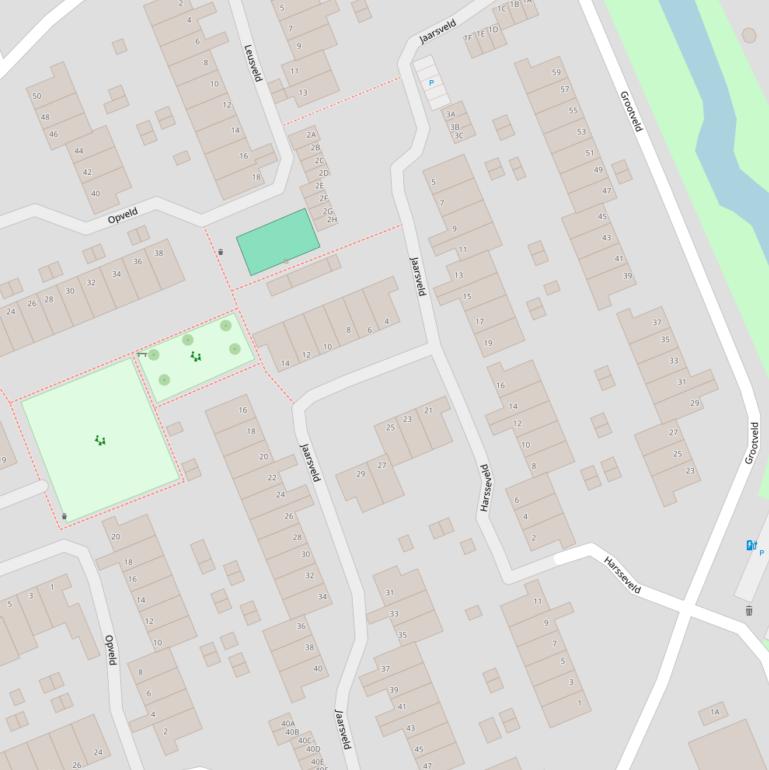 Kaart van het Jaarsveld.