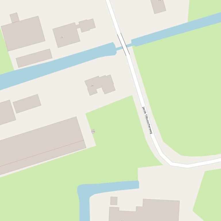 Kaart van de Jacob Tilbusscherweg.