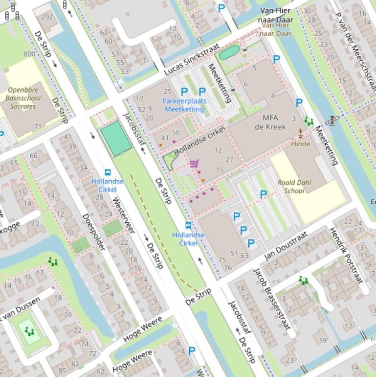 Kaart van  Jacobsstaf.