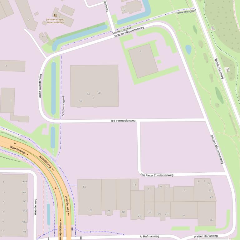 Kaart van de Jacques Meuwissenweg.