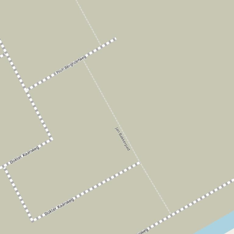 Kaart van het Jan Bakkerpad.