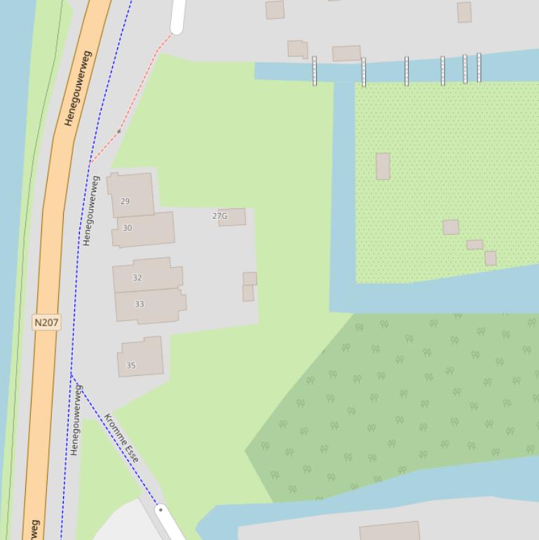 Kaart van de Jan Molenaarstraat.