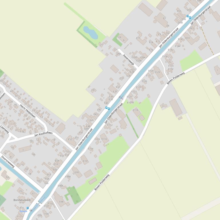 Kaart van  Jan Oldenburgerstraat E.