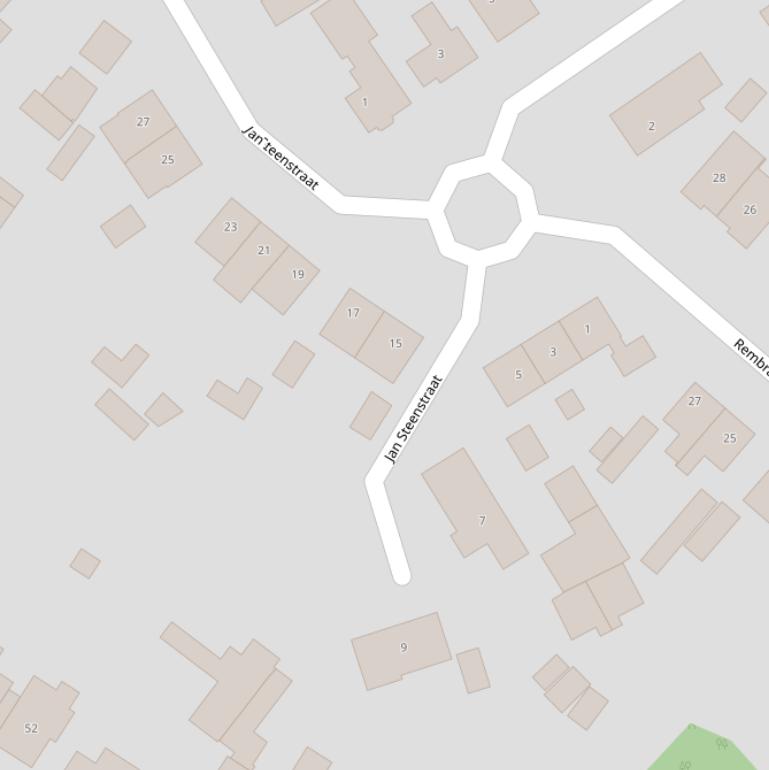 Kaart van de Jan Steenstraat.