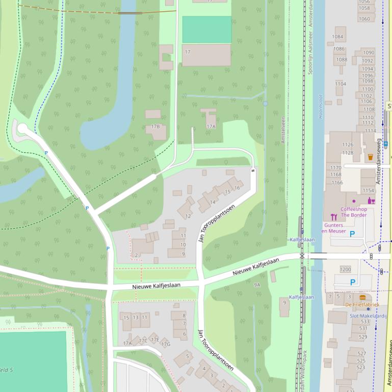 Kaart van het Jan Tooropplantsoen.