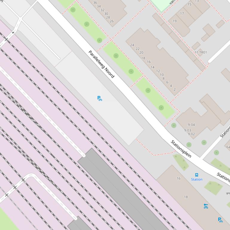 Kaart van het Jan van Eschplein.