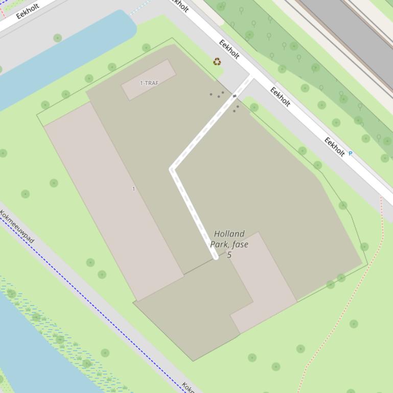 Kaart van de Janey Tetaryhof.