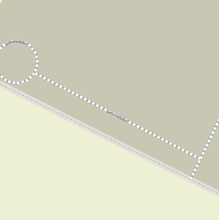 Kaart van het Janninksbos.