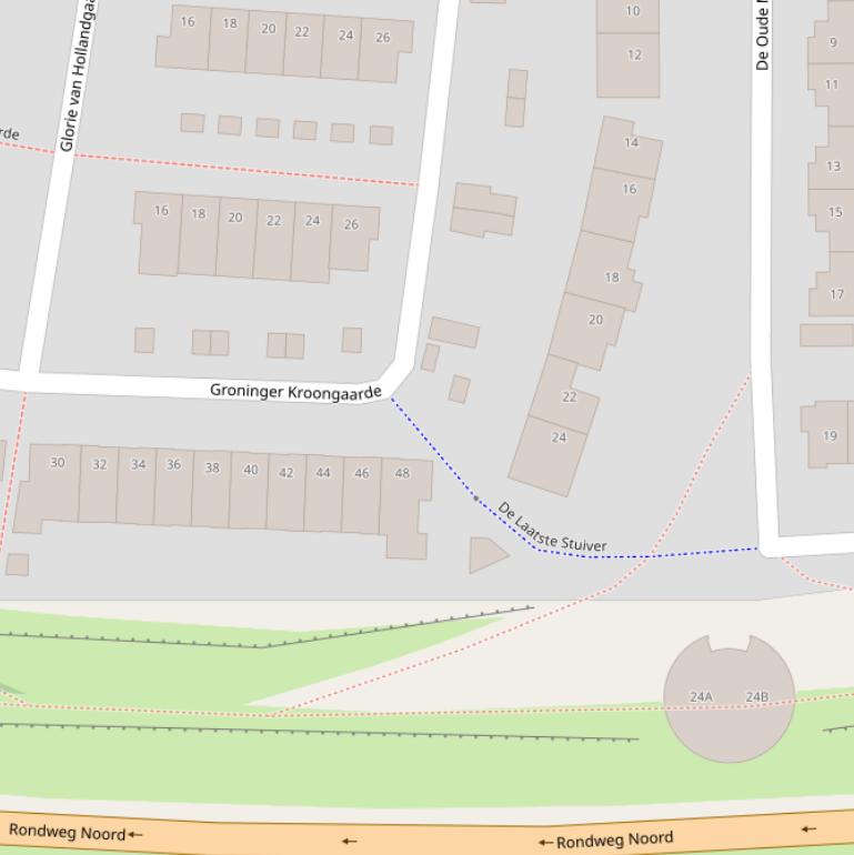 Kaart van het Jasappelpad.