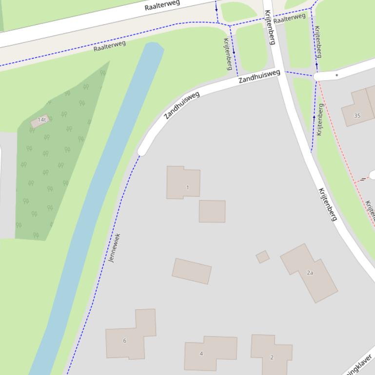 Kaart van  Jennewiek.