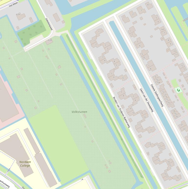 Kaart van  Jiskelânpaed.