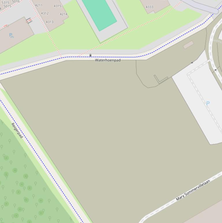 Kaart van de Joan Mary Ferrierlaan.