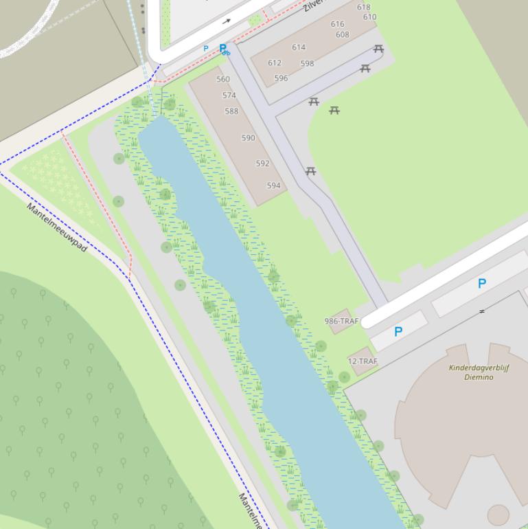 Kaart van de Johanna Westerdijkstraat.